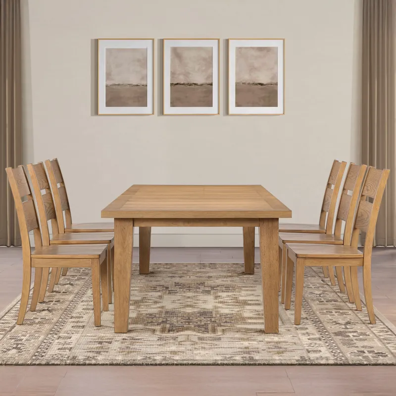 Sommerset 7pk Dining Table Set W Side C