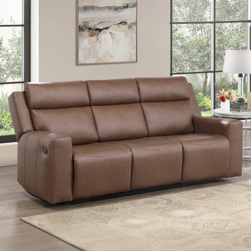 Barron Brown Sofa & Loveseat(Sn And Ln Living Room Set