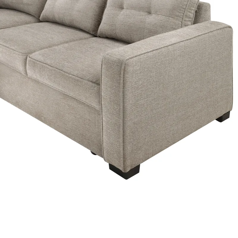 Noah Flippable, Convertible Storage Sleeper Chofa, Tan