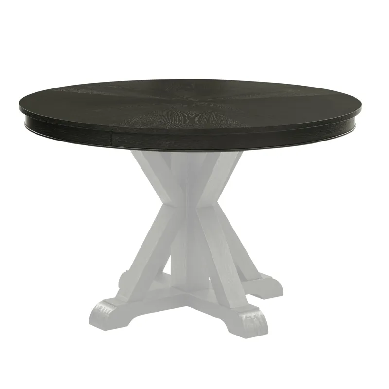 Rylie Trestle Table Base, Black Finish