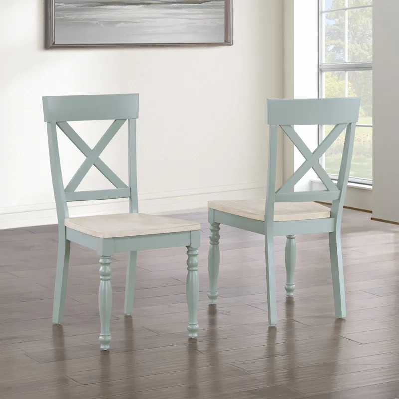 Darcy 5-Piece Dining Set, Green Finish