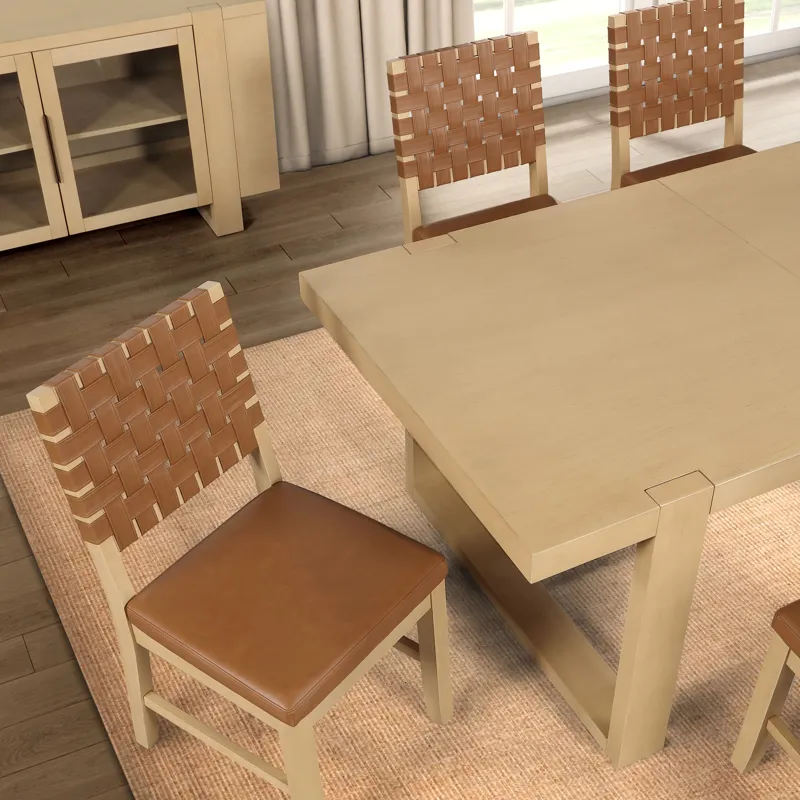 Reid 7pk Dining Table Set W Side Chairs