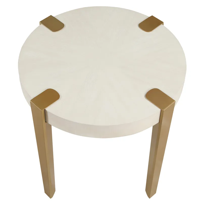 Gracie End Table, White