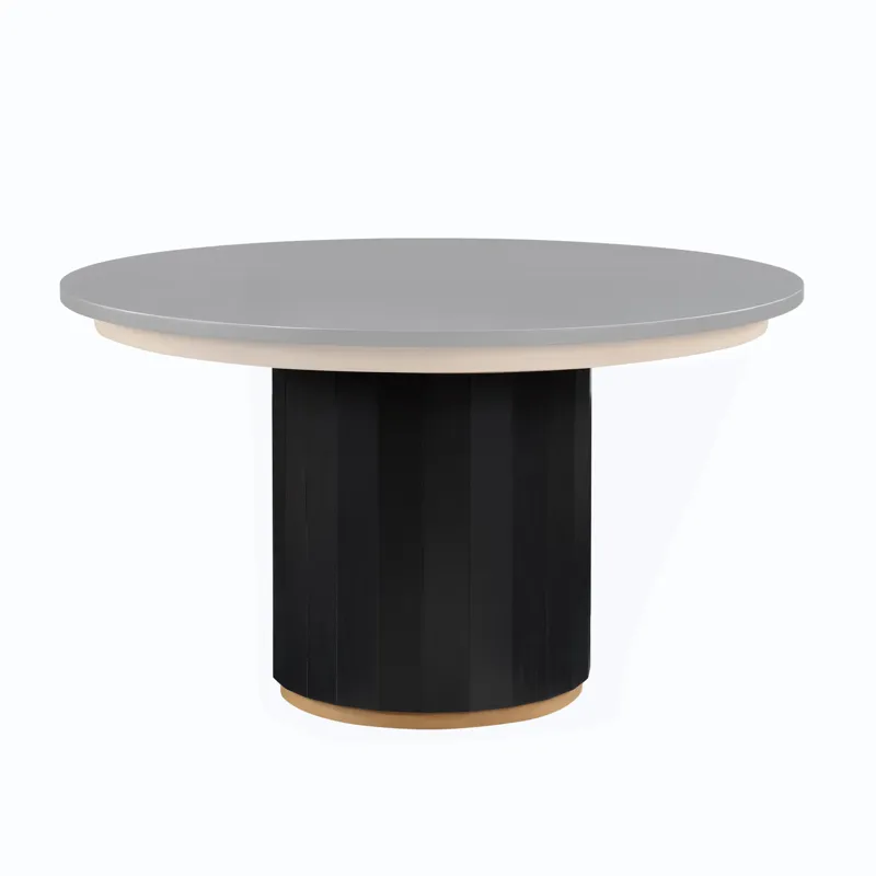 Magnolia Polygonal Circular Table Base, Black