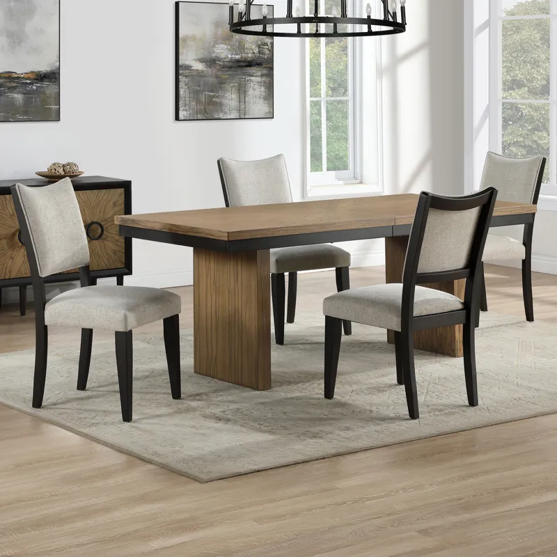 Roatan 5-Piece 80-96-Inch Table Dining Set
