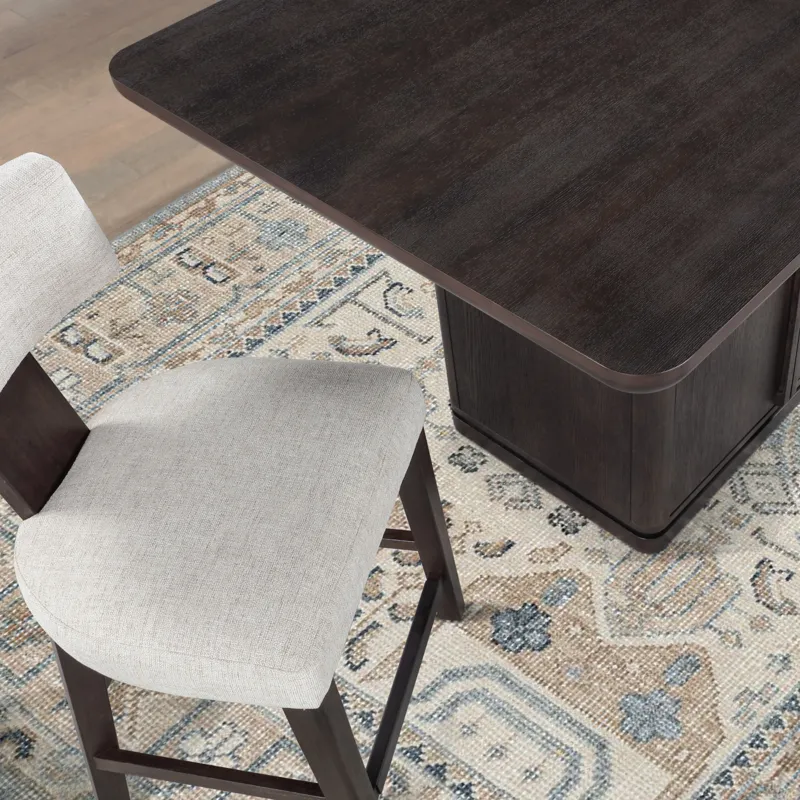 Oakley Black Counter Chair