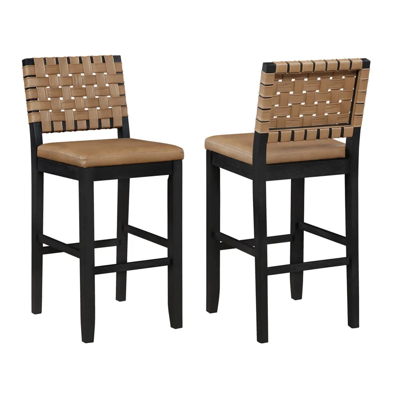 Reid Black Bar Chair