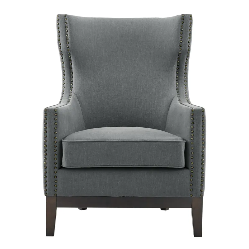 Roswell Linen Accent Chair W/