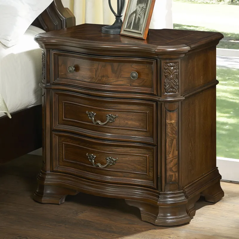 Royale 3 pc Set(2 Ns And Bed) - King