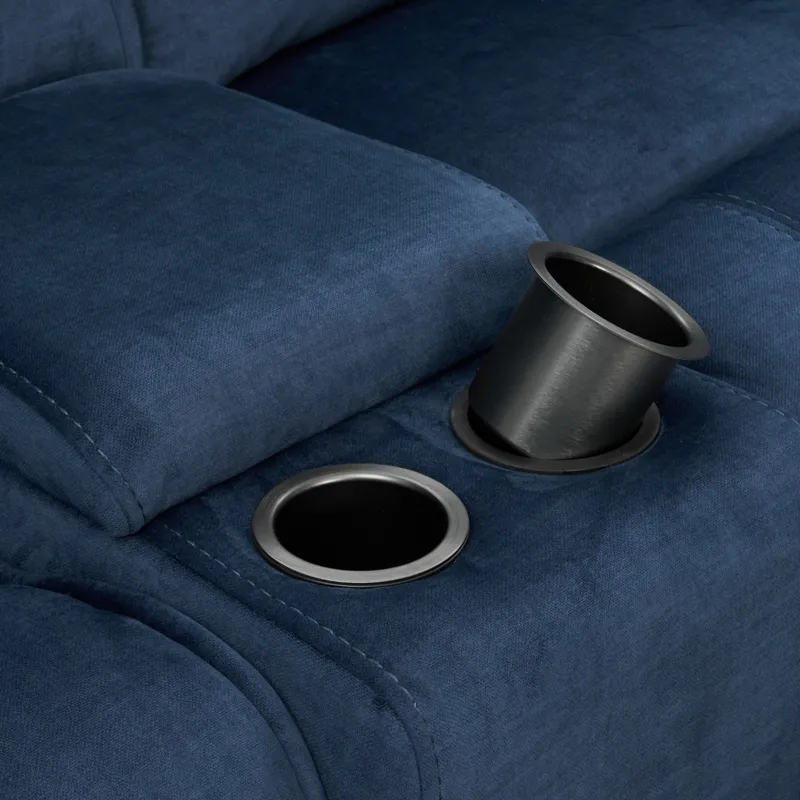 Olsen Indigo Power Reclining Loveseat Sectional