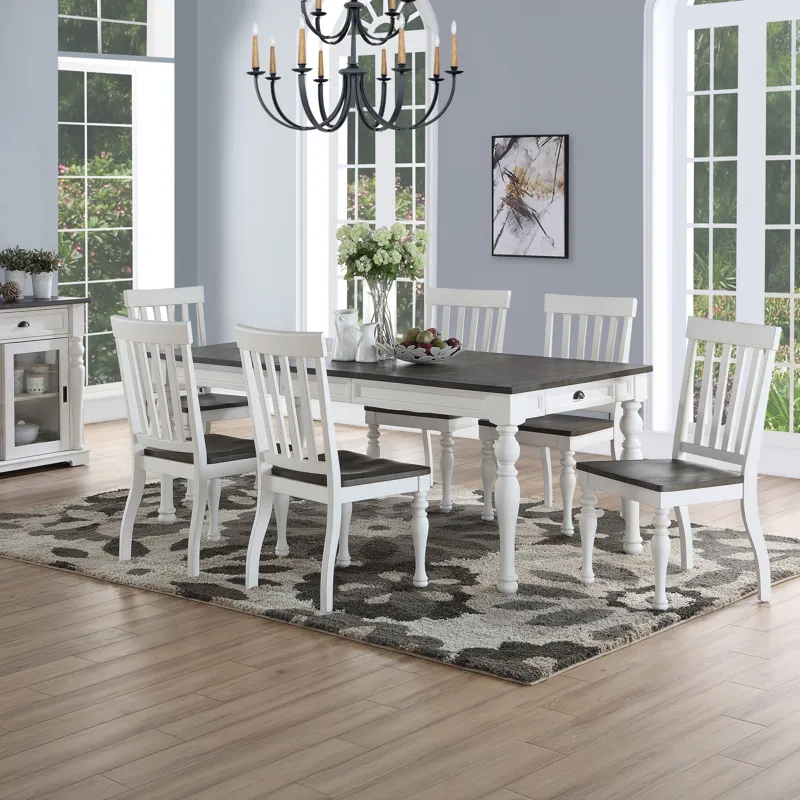 Joanna Two Tone 6-Piece Dining Set