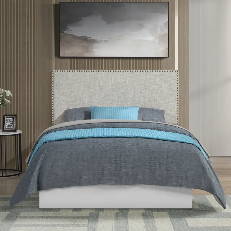 Hadley Cream Linen Headboard - Full/Queen