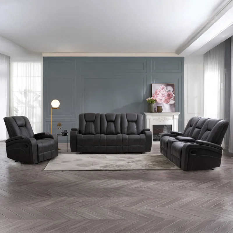 Marlow Charcoal Manual Recliner