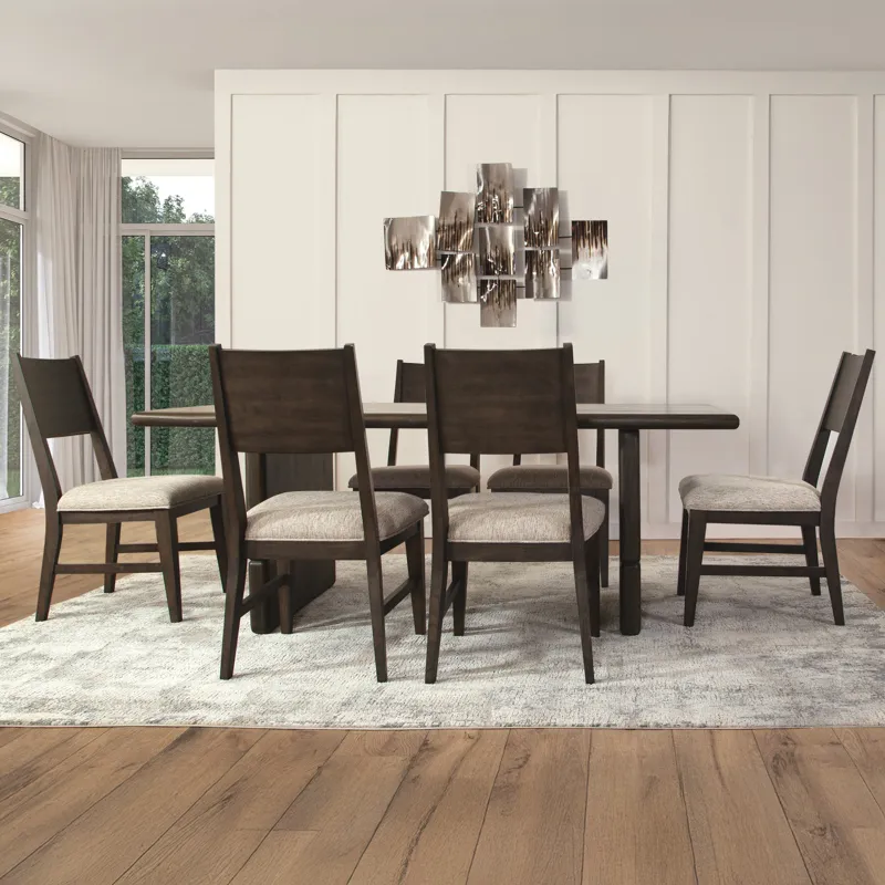 Norvell 7pcs Dining Set(T And 6s)
