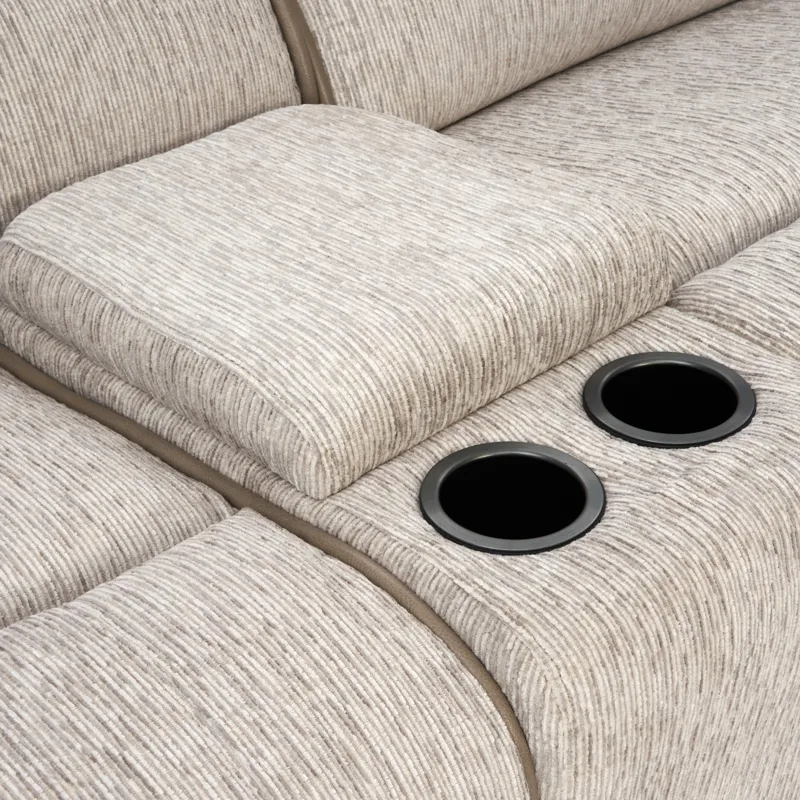 Olsen Dove 3-Piece Power Reclining Sectional