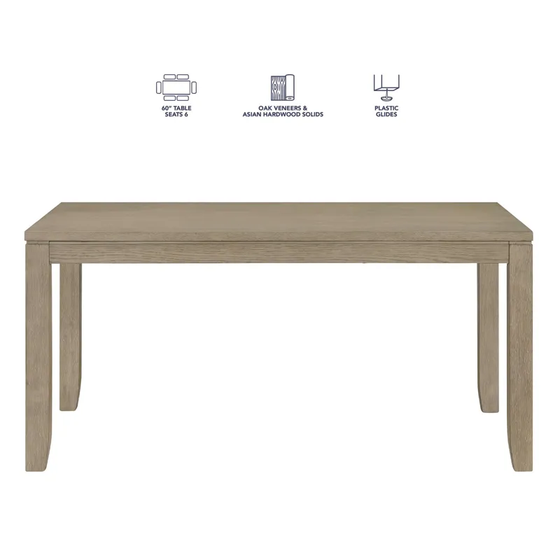 Yorktown Sand 7pc Dining Set