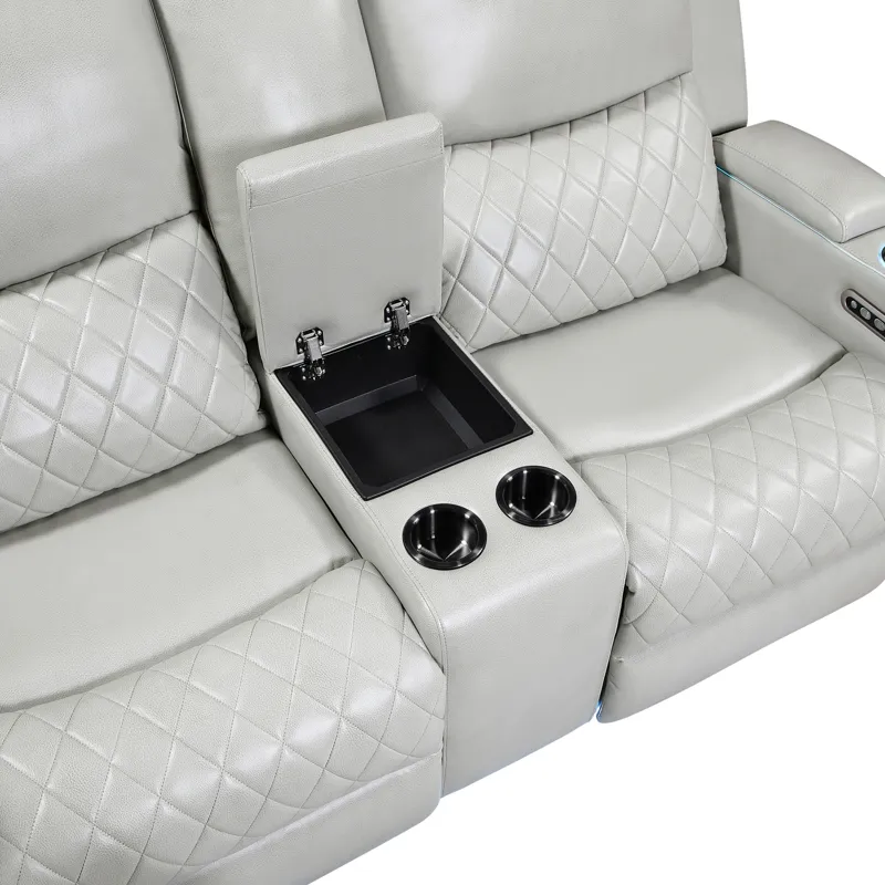 Luna Ice Power Console Loveseat