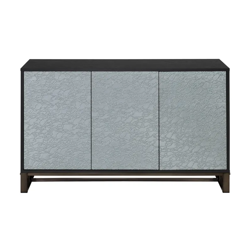 Mazie 3-Door Sideboard W/Pattern Mirror