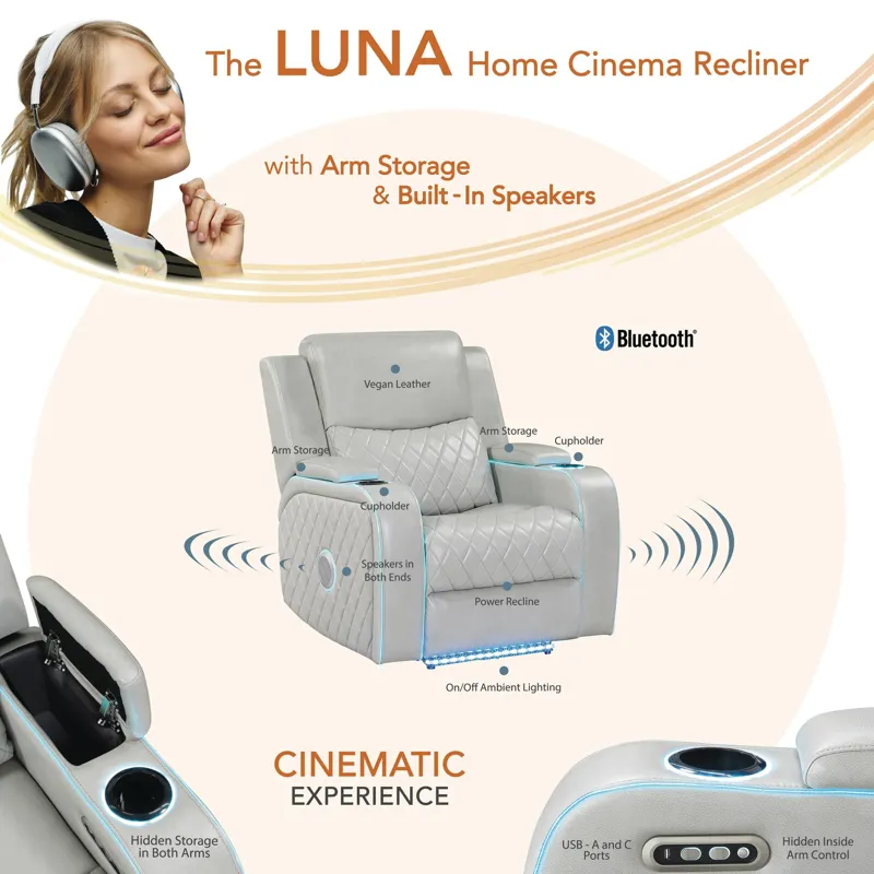 Luna Ice Power Recliner