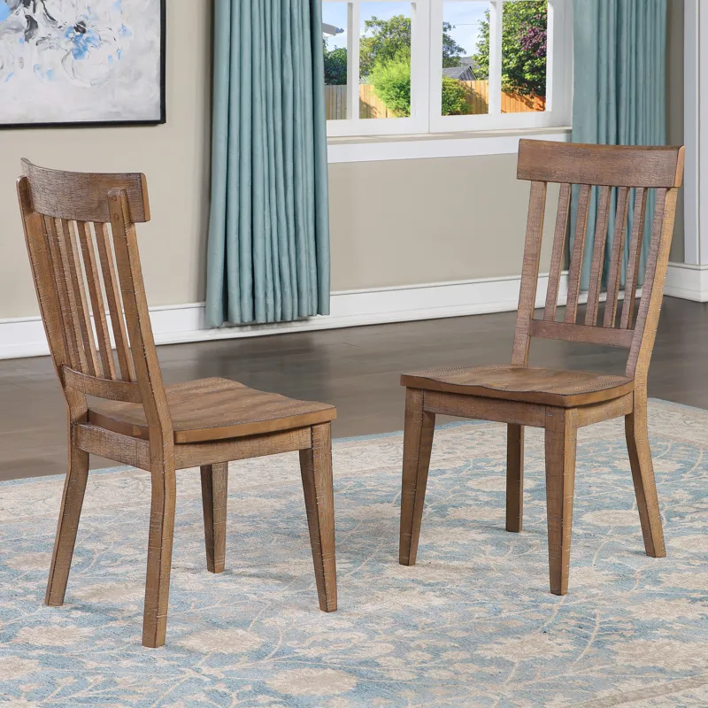 Riverdale Leg Table With 4 Wooden Side Chairs