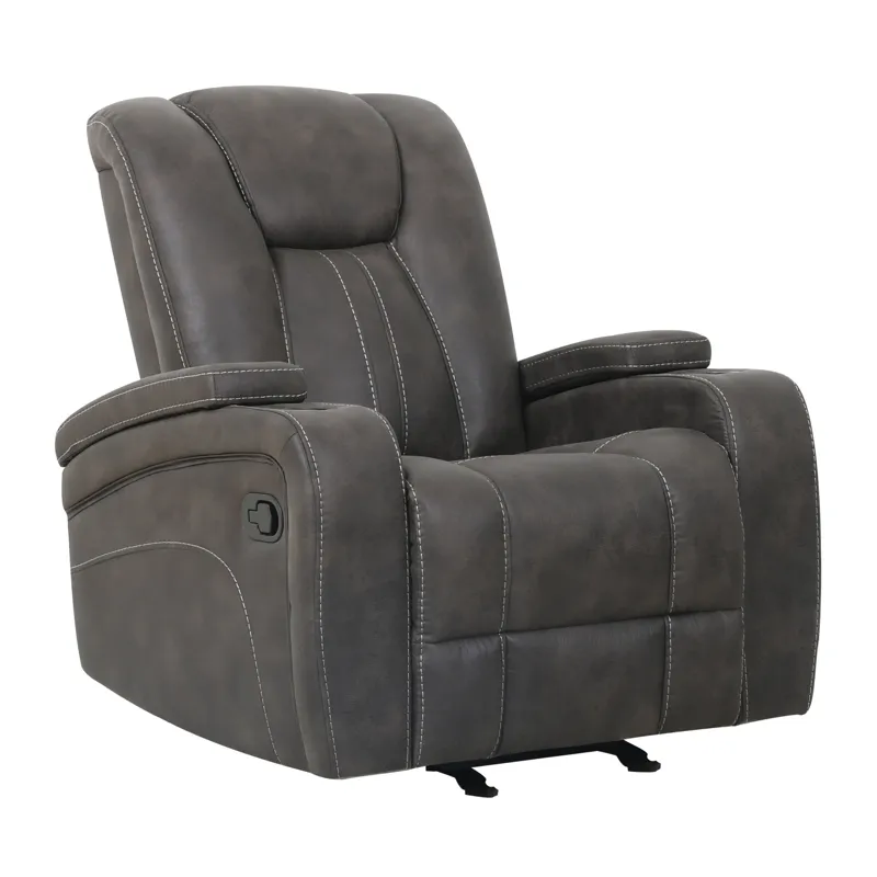 Marlow Charcoal Manual Recliner