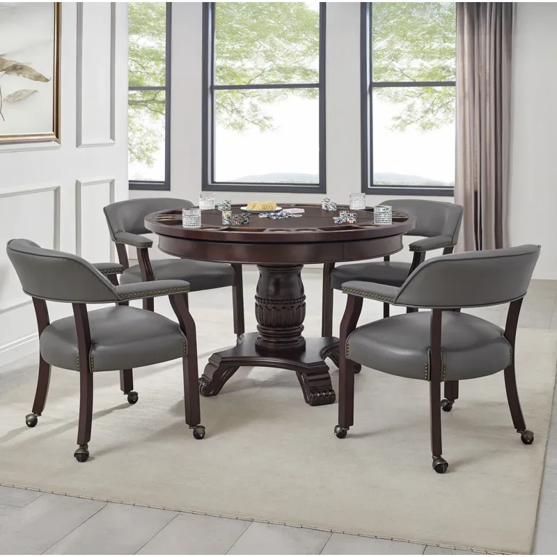 Tournament Gray 5-Piece Dining Set