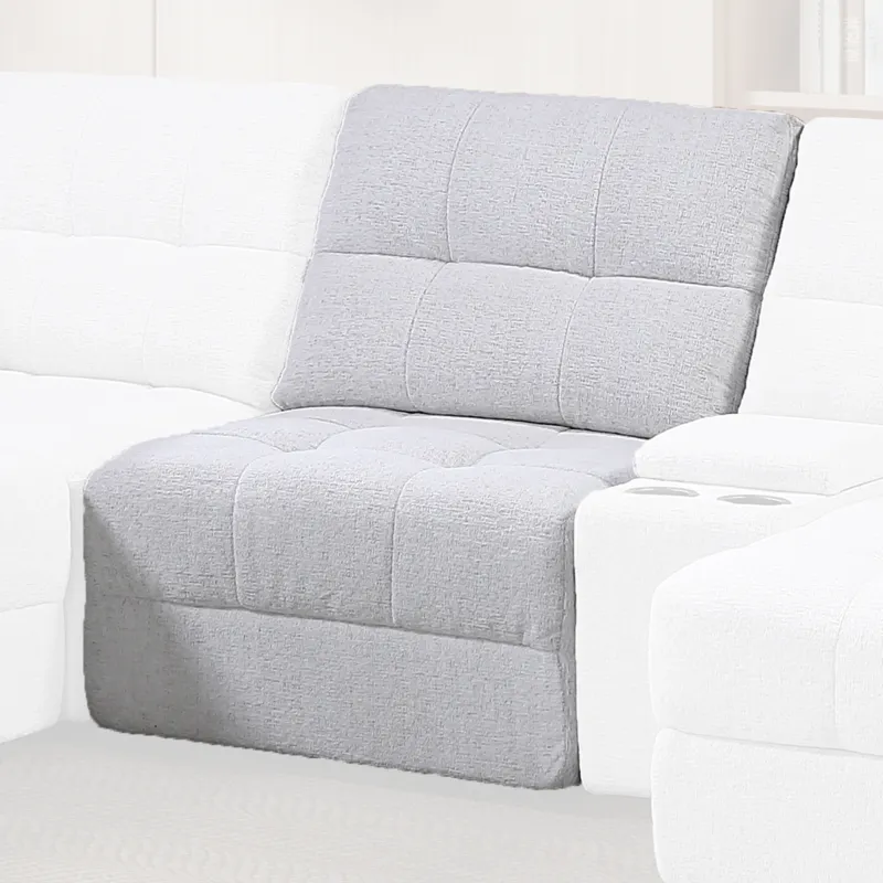 Snyder White Armless Chair