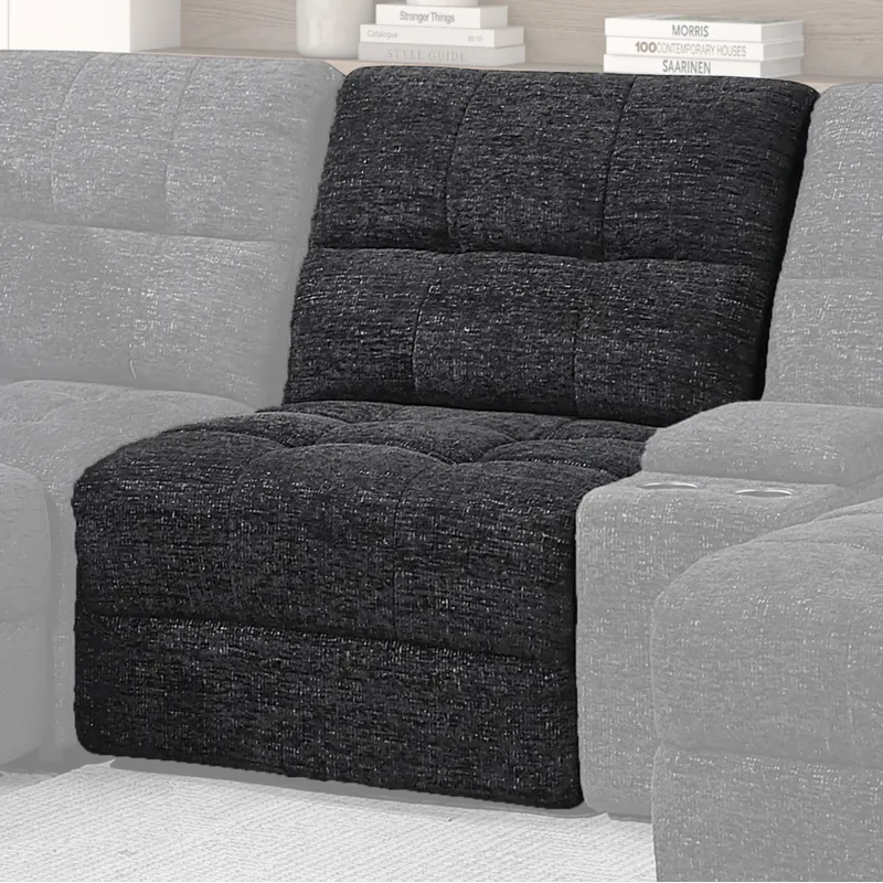 Snyder Black Armless Chair