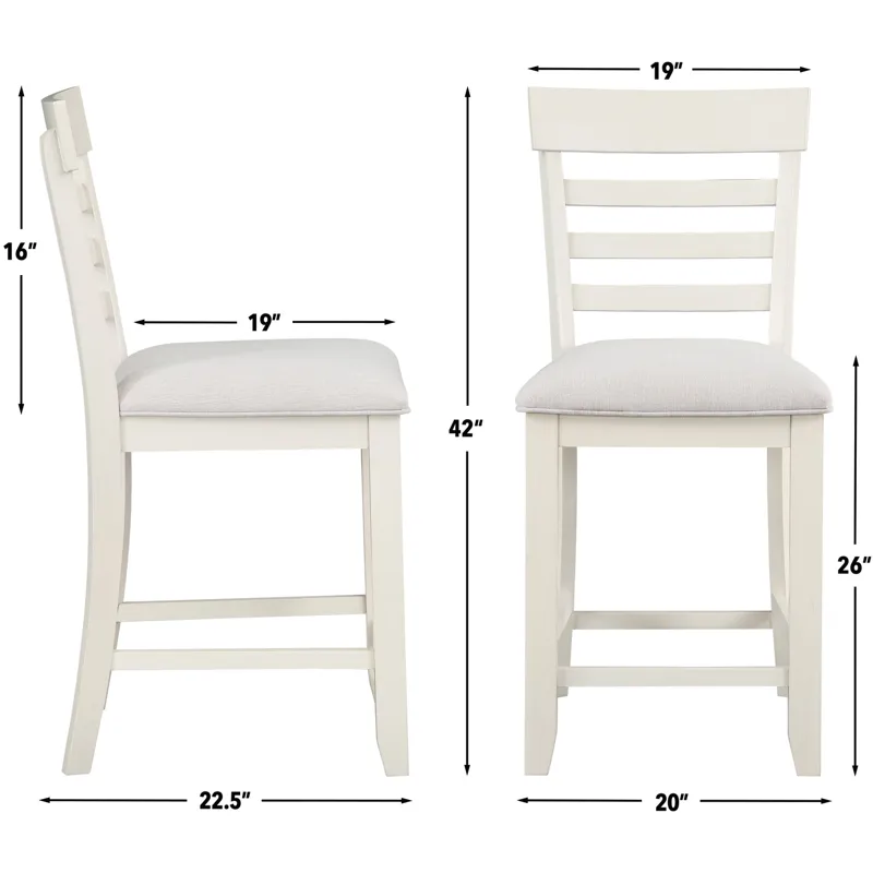 Hyland Brown Counter Stool, Set of 2