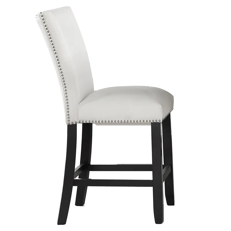 Artemis White Pu Counter Chair