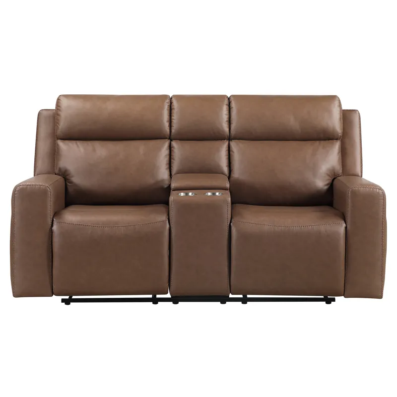 Barron Manual Reclining Console Loveseat