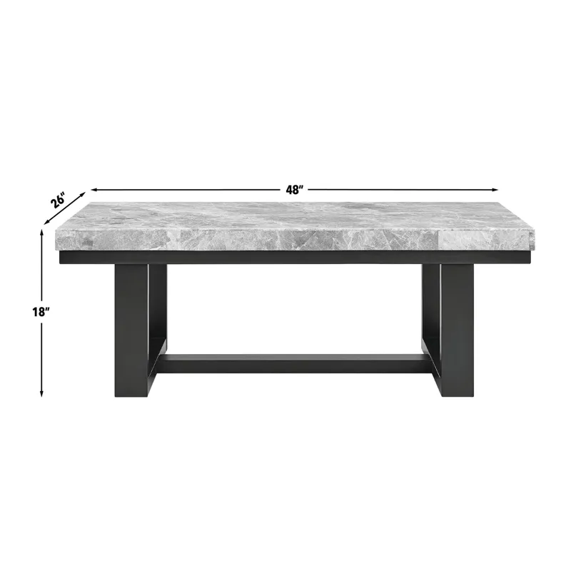 Lucca(Artemis Gray Marble Top Cocktail