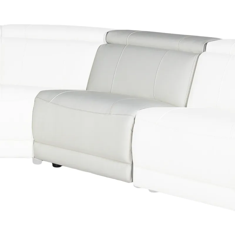 Lorenzo White Armless Chair