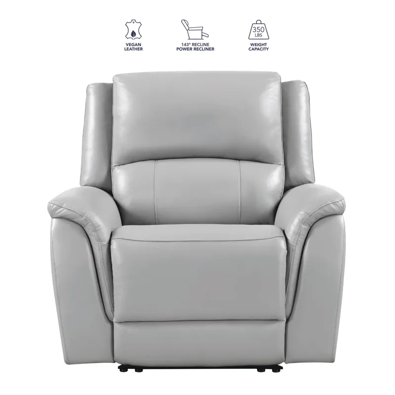 Alexandria Power Recliner Stone