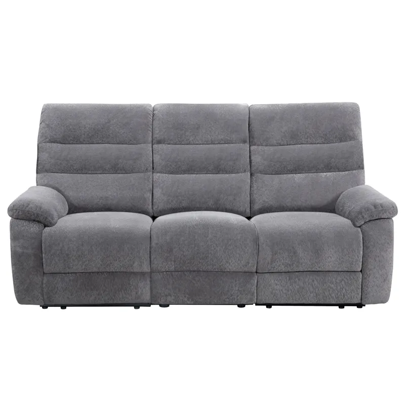Cozy Gray 2-Piece Reclining Living Room Set
