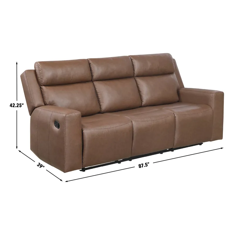 Barron Brown Sofa & Loveseat(Sn And Ln Living Room Set