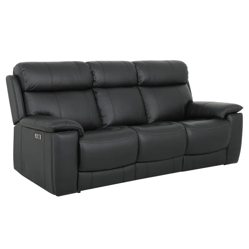 Zenith Black Power Sofa