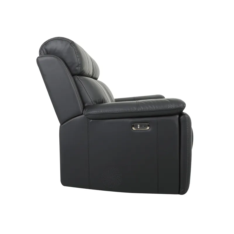 Zenith Black Power Console Loveseat