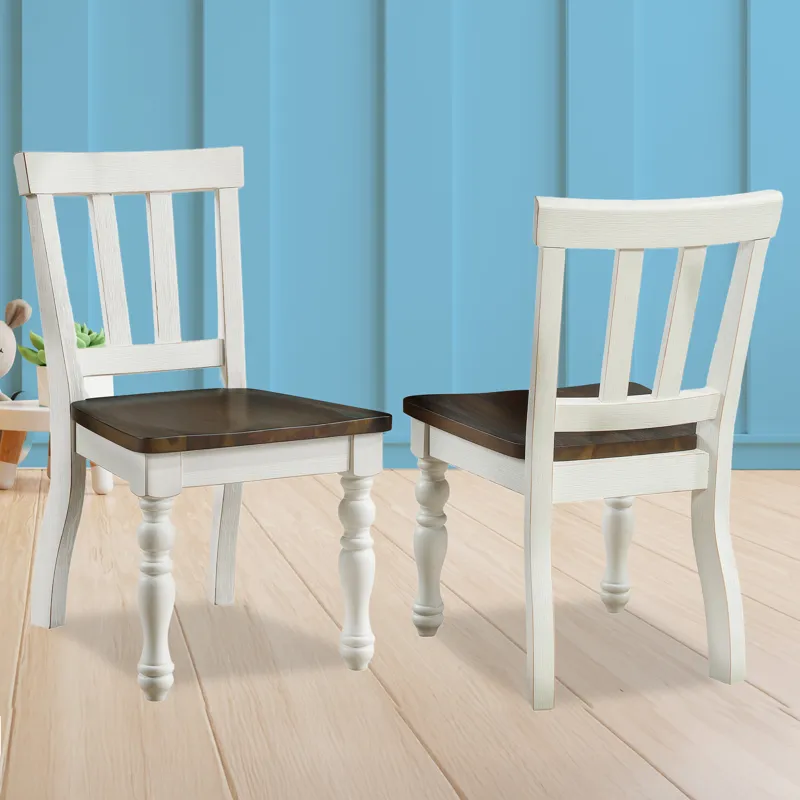 Joanna Kids 3pc Dining Set, Ivory And Mo