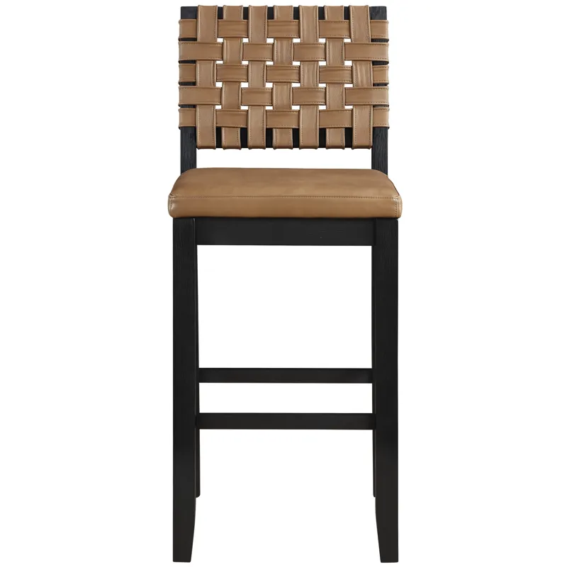 Reid Black Bar Chair
