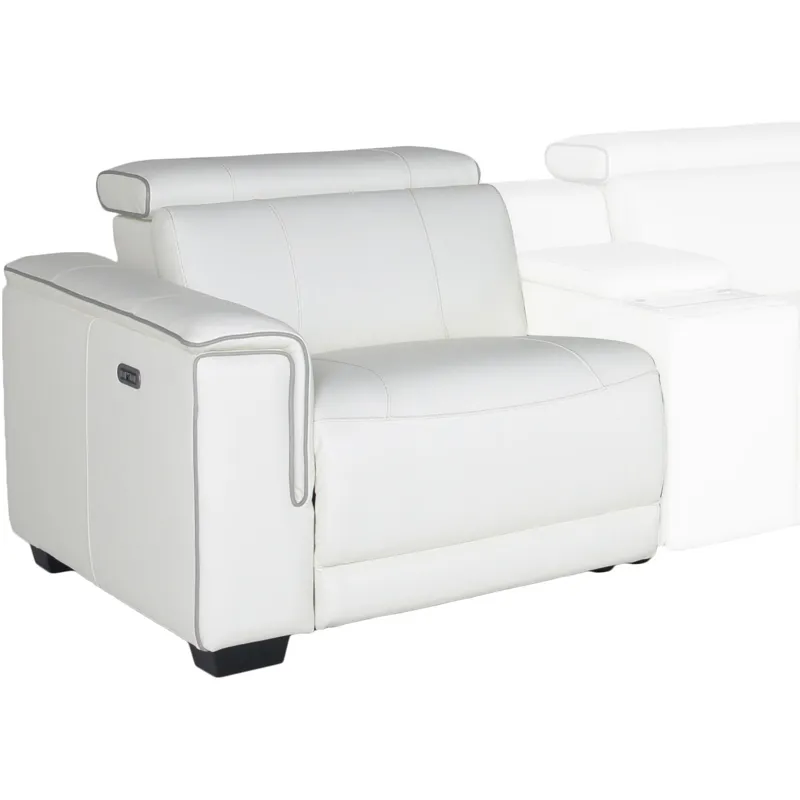 Lorenzo White Dual-Power LAF Recliner