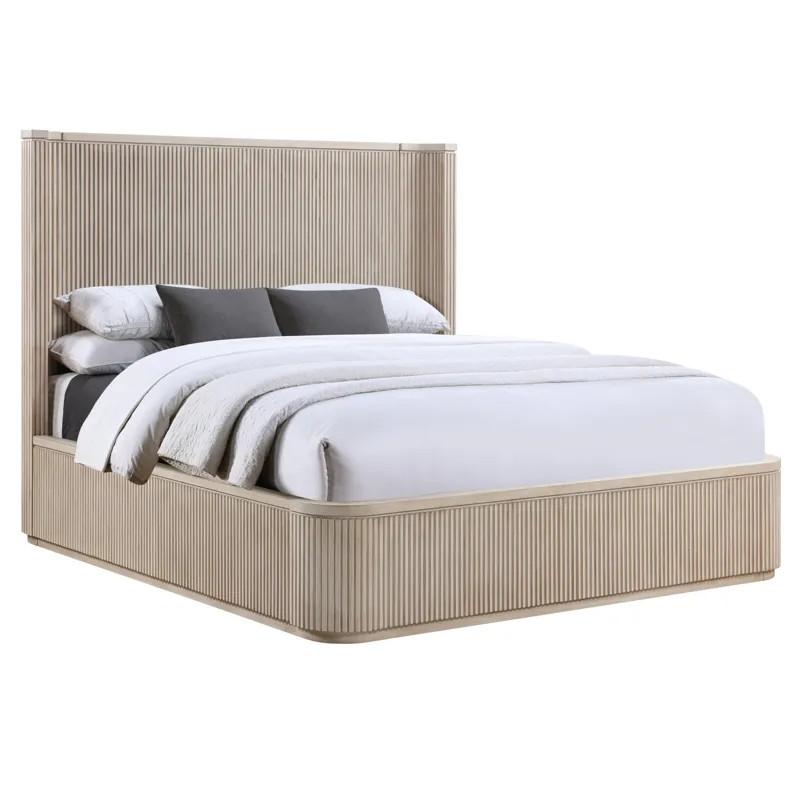 Henry Bed, Tan Finish - King