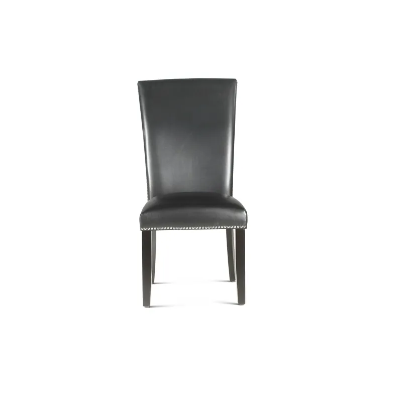 Finley White Table Black Chair 5pc