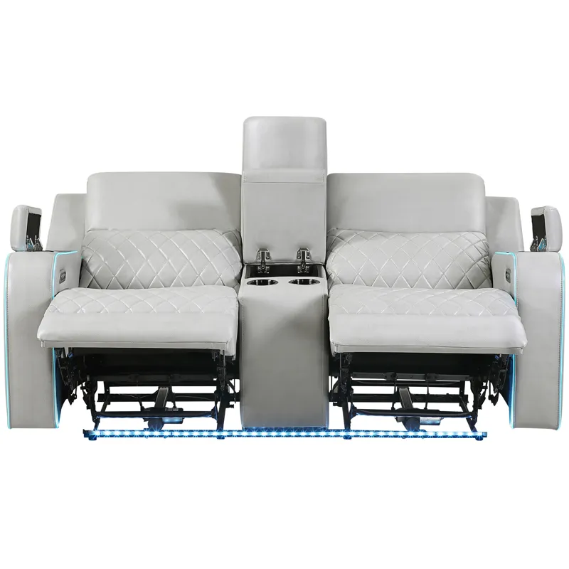 Luna Ice Power Console Loveseat