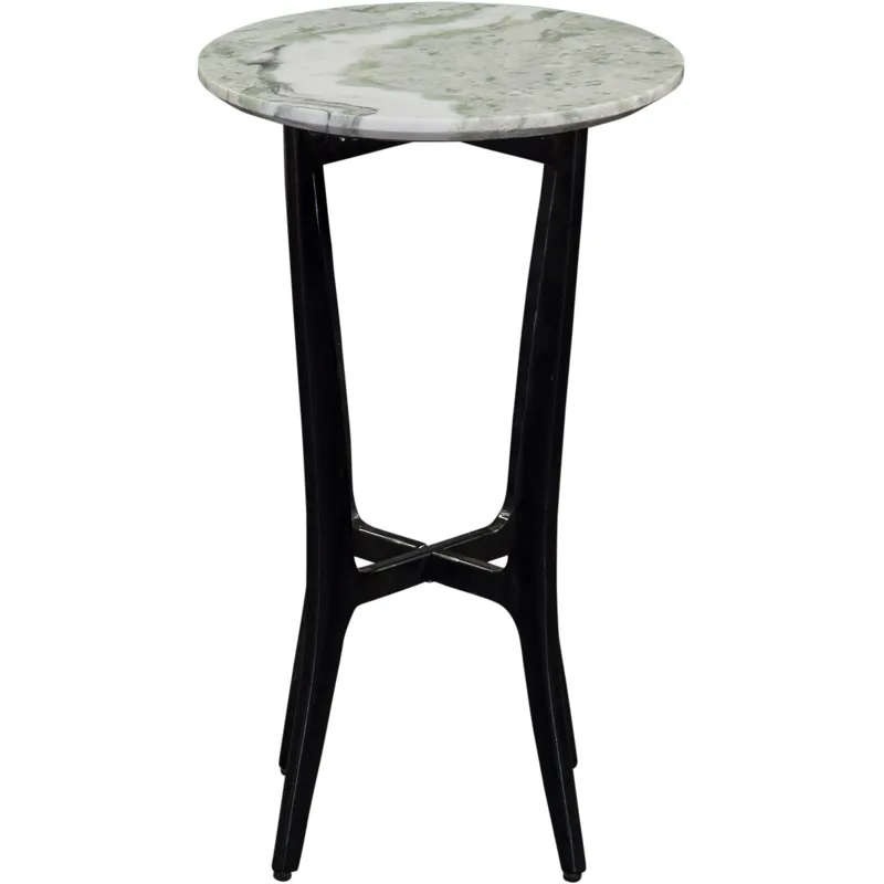 Hoxley Green Onyx Top Round End Table