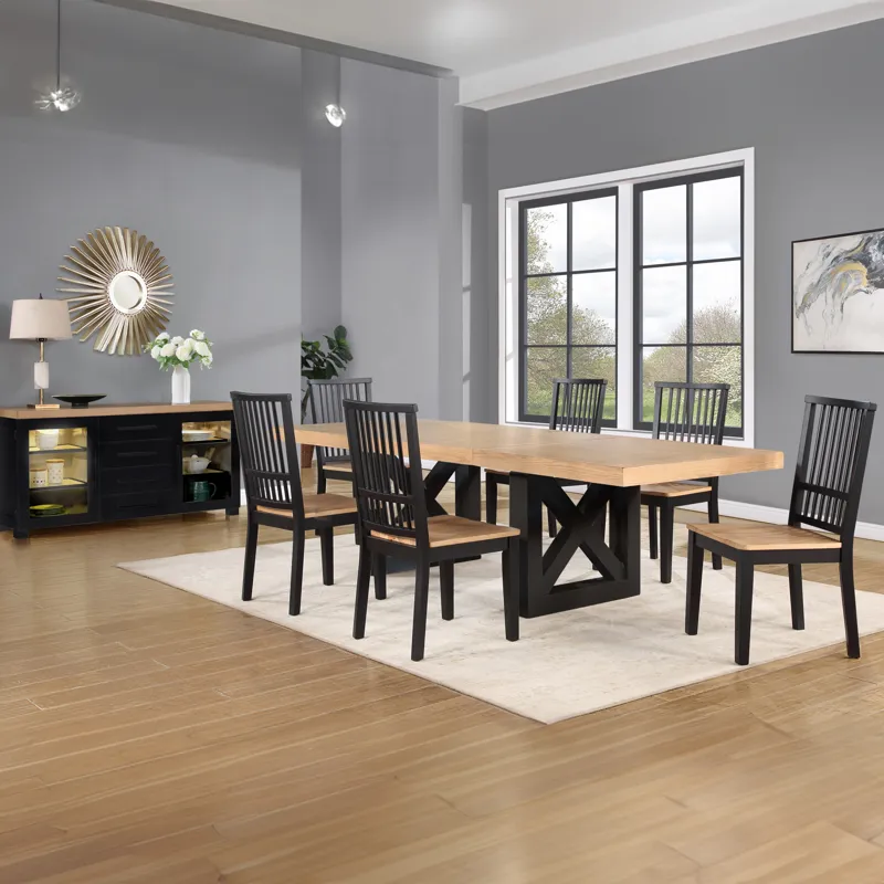 Magnolia Black Dining Table Base