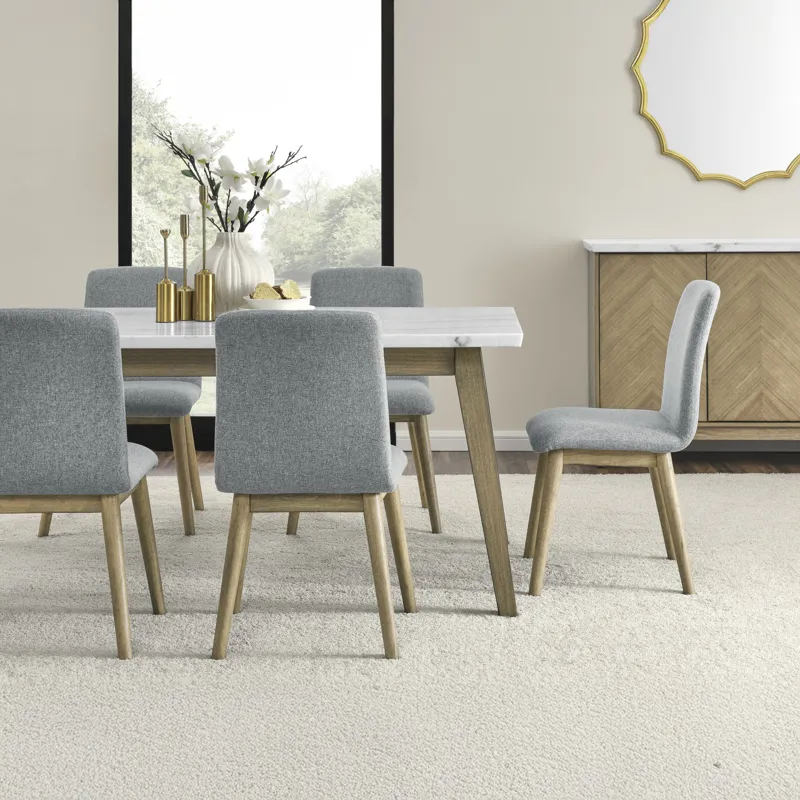 Vida Marble Top 72\" Dining Table