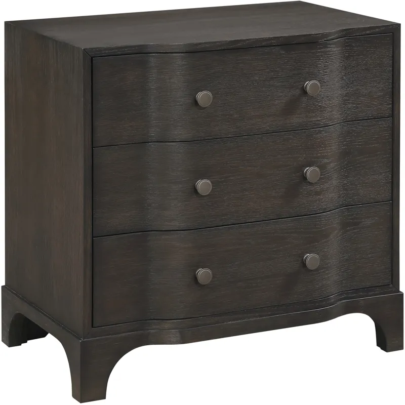 Verona Brown Nightstand with USB