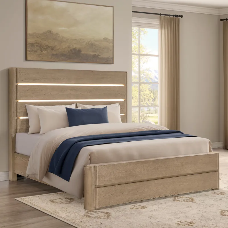 Theo Queen Panel 4PK Bedroom