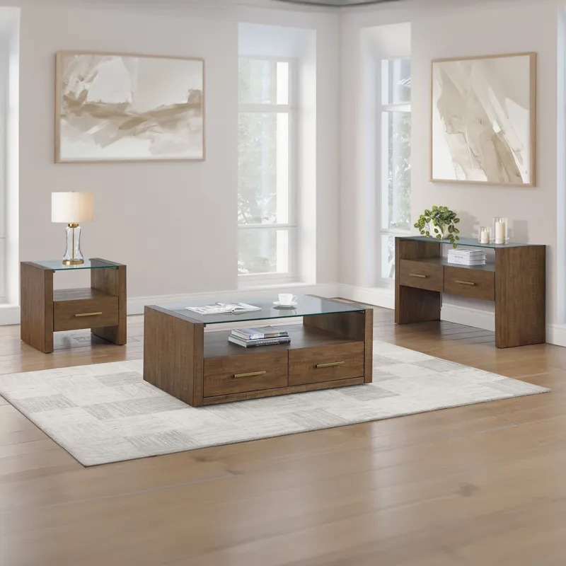 Garland Brown 3-Piece Occasional Set